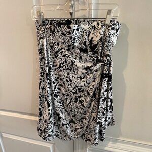 NWOT Cynthia Rowley Faux Side Tie Floral Skirt-Size XS